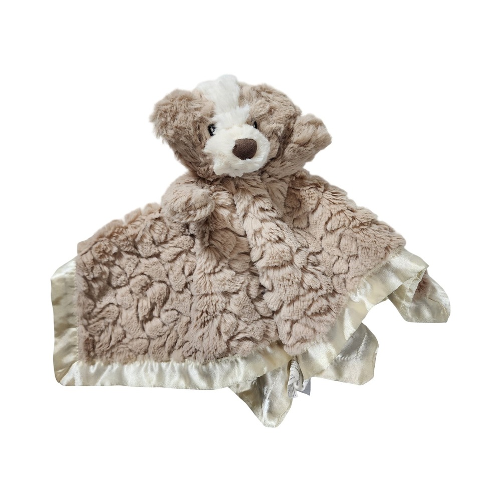 Mary Meyer Putty Nursery Puppy Dog Lovey Security Blanket Taupe Cream 13in 42530